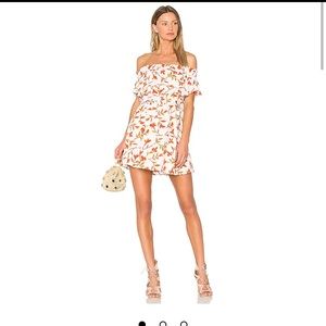 Lovers + Friends Summery Off Shoulder Floral Dress